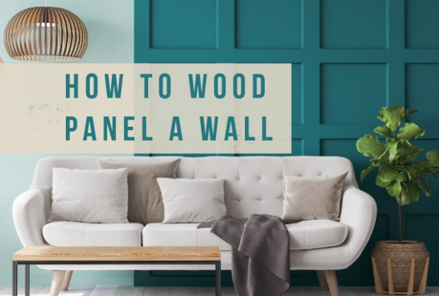 How to wood panel a wall