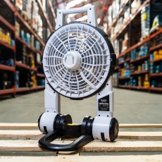 MAKITA DCF201ZW 14v/18v/240v 250mm Portable Fan White