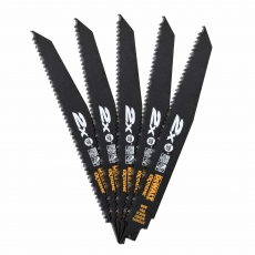 DEWALT DT2307LQZ 228mm 2X Life Recip Blade Wd 5pk
