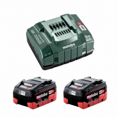 METABO 685122380 Basic 2x18v 5.5ah Battery/Charger Set