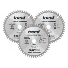 TREND CSB/165/3PK/A 165mm Craft Saw Blade 3pk