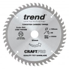 TREND CSB/165/3PK/A 165mm Craft Saw Blade 3pk