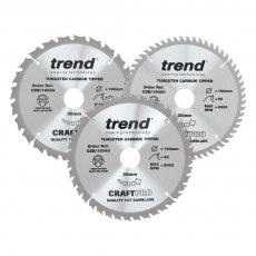 TREND CSB/190/3PK 190mm Craft Saw Blade 3pk