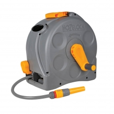 HOZELOCK 100-000-918 2in1 Compact Enclosed Reel with 25m Hose + Fittings