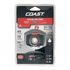 COAST FL60 Flood Beam Head Torch 415 Lumens with 3xAAA Batteries
