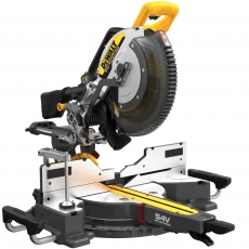 DEWALT DCS781X2 54v Brushless 305mm FLEXVOLT Mitre Saw with 2x9ah batteries