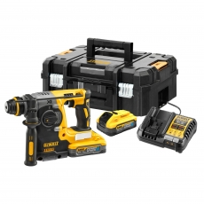 DEWALT DCH273H2T 18v Brushless SDS+ Hammer with 2x5ah Powerstack Batteries