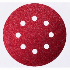 BOSCH 2608605643 125mm Sanding Disc 8-Hole 120G 5 pack