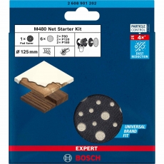 BOSCH 2608901202 7 piece 125mm M480 Sanding Net Set