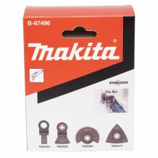 MAKITA B-67496 Multi Tool Starlock Tile Set