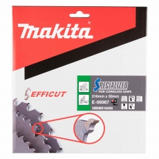 MAKITA E-06987 216mm 45T Efficut Saw Blade