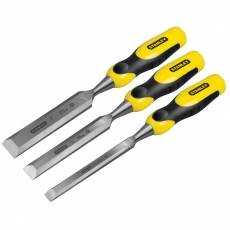 STANLEY 2 16 883 3 Piece Dynagrip StrikeCap Chisel Set