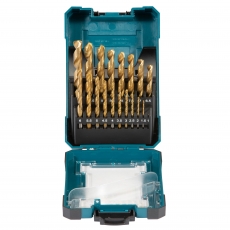 MAKITA D-72229 19 Piece HSS-Tin Drill Bit Set