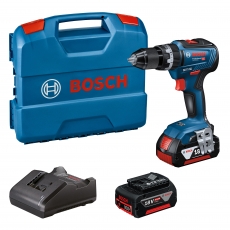 BOSCH GSB18V-55 18v Brushless Combi Drill with 2x5ah Batteries