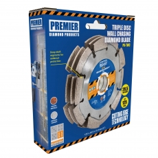 PREMIER DIAMOND DP19120 P6-TWC 125mm Triple-Disc Blade