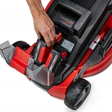 EINHELL GE-CM43LiMKit PXC 36v Brushless 43cm Mower with 2x4Ah Batteries