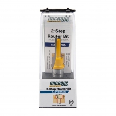 MICROJIG MB-050-0525PL ZEROPLAY 2-Step Plunge Bit 1/2" Shank