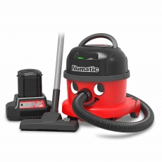 NUMATIC 913116 NBV240NX 36v Brushless Dry Vac with 2 Batteries