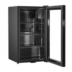 Baridi Under Counter Wine/Drink/Beverage Cooler/Fridge, Built-In Thermostat, Light, Security Lock