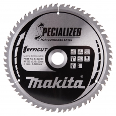 MAKITA B-67284 260x30mm 60T Efficut TCT Saw Blade