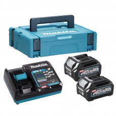 MAKITA 191J85-8 2x BL4025 40v 2.5Ah Batteries / DC40RA 240v Charger Set