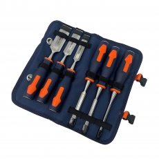 TOMAHAWK TCS-600 6 Piece Wood Chisel Set in Tool Roll