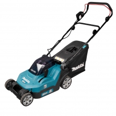 MAKITA DLM382PT2 Twin 18v Lawn Mower with 2x5ah Batteries