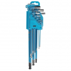 OX TOOLS OX-P322609 OX Pro 9 Piece Long Hex Key Set