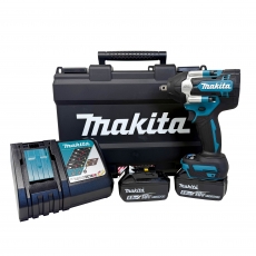 MAKITA DTW700RTJ 18v Brushless 1/2" Impact Wrench with 2x5ah Batteries