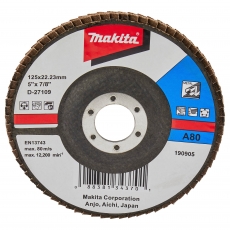 MAKITA D-27109 Flap Disc 125mm A80 Grit