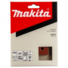 MAKITA P-33102 114x102mm 80g Velcro Sanding Sheets 10 Pack