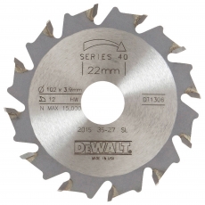 DEWALT DT1306QZ 102x22mm 12T Blade (Fits DW682/5K)