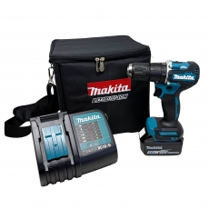 MAKITA DHP487SF 18v Brushless Combi Drill with 1x3ah Battery in a Cube Bag