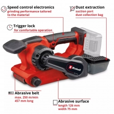 EINHELL TP-BS 18/457 Li BL - Solo 18v Belt Sander BODY ONLY