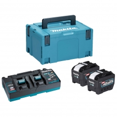 MAKITA 1910A2-5 2x BL4080F 8Ah Batteries / DC40RB 240v Charger Set