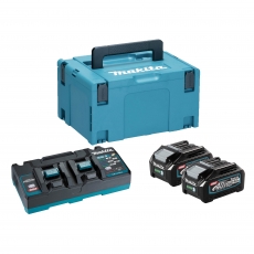 MAKITA 191U06-6 2x BL4040 4Ah Batteries / DC40RB 240v Charger Set