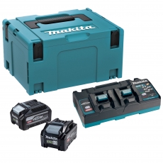 MAKITA 1911E7-9 2x BL4040 4Ah Batteries / DC40RB 240v Charger Set