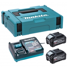 MAKITA 1911C9-1 2x BL4040F 4Ah Batteries / DC40RA 240v Charger Set