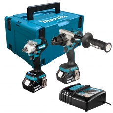 MAKITA DLX2590TJ 18v DHP492/DTW300 Twin Pack with 2x5ah Batteries