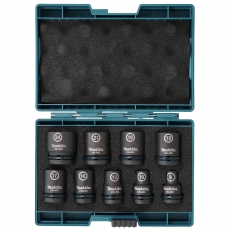 MAKIA E-16564 9 Piece Impact Socket Set 1/2" Square Drive