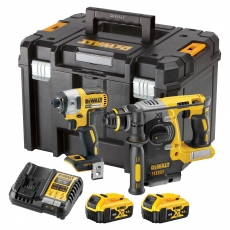 DEWALT DCK2532P2 18v DCH273/DCF887 Twin Pack with 2x5ah Batteries