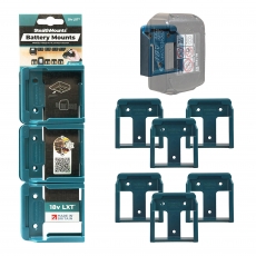 STEALTHMOUNTS BM-MK18-BLU-6 Makita 18v Battery Mounts Blue