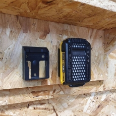 STEALTHMOUNTS BM-DW20-BLK-6 Dewalt 18v Battery Mounts Black