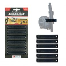 STEALTHMOUNTS BB-XL-BLK-6 Black Bench Belt XL 6 Pack