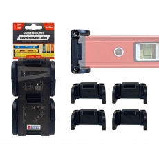 STEALTHMOUNTS OM-LM-SL-BLK-2 Black Level Mount Slim 2 Pack