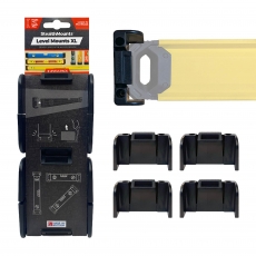 STEALTHMOUNTS OM-LM-XL-BLK-2 Black Level Mount XL 2 Pack