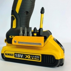 STEALTHMOUNTS BH-DW-YLW-2 Bit Holder - Dewalt Yellow 2 Pack