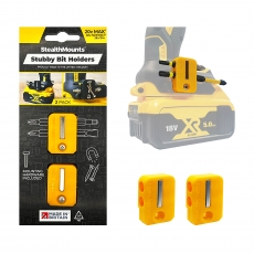 STEALTHMOUNTS BH-DW-S-YLW-2 Stubby Bit Holders Dewalt Yellow