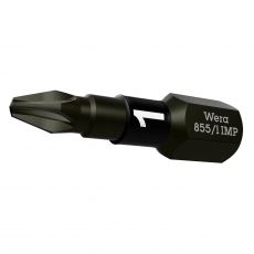 WERA 855/1 IMP DC PZ1x25mm Impaktor bits (10 Pack)