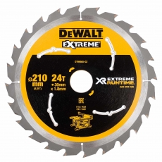 DEWALT DT99565 210x30mm 24T Xtreme Circ Saw Blade